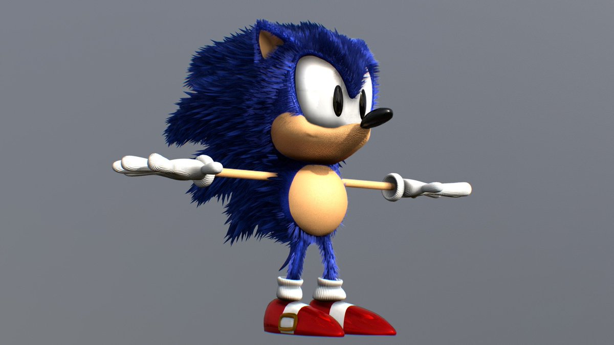 This is the real definitive Sonic design. This is the perfect middle ground  between all his designs, Toei, Modern, Adventure/DreamCast, and Hesse, even  has a little bit of SatAM in it. This