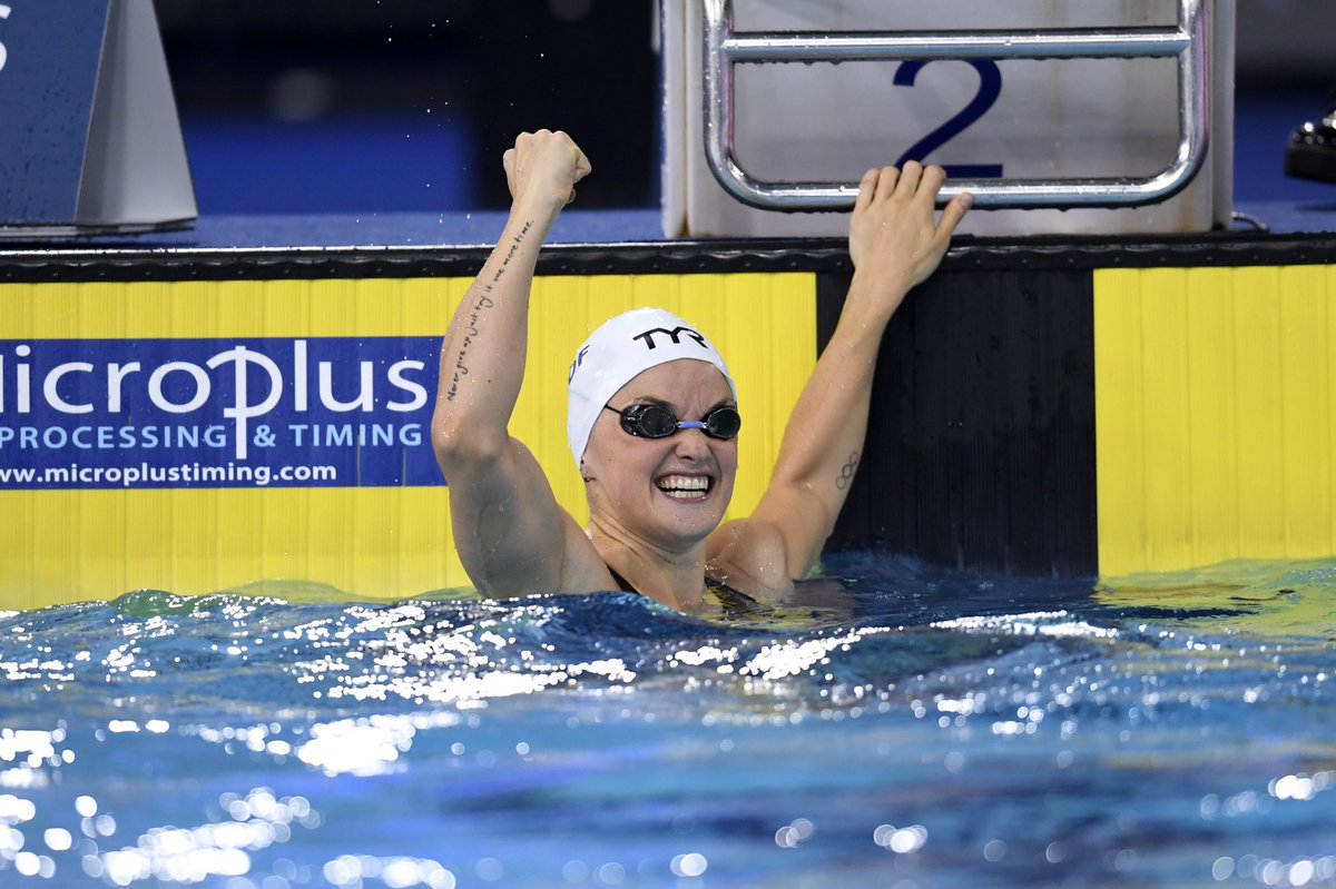 #Glasgow2019 🏊🏼‍♀️🏊🏼‍♂️
Mélanie HENIQUE, vice-championne d’Europe du 50m nage libre avec un nouveau record de France 🥈🇫🇷👏🏼
Au total, l’équipe de France a décroché 9 médailles sur cette compétition:2 en or, 5 en argent, et 2 en bronze. BRAVO ! 
📸KMSP/S.KEMPINAIRE
#TeamFrance #TeamFFN