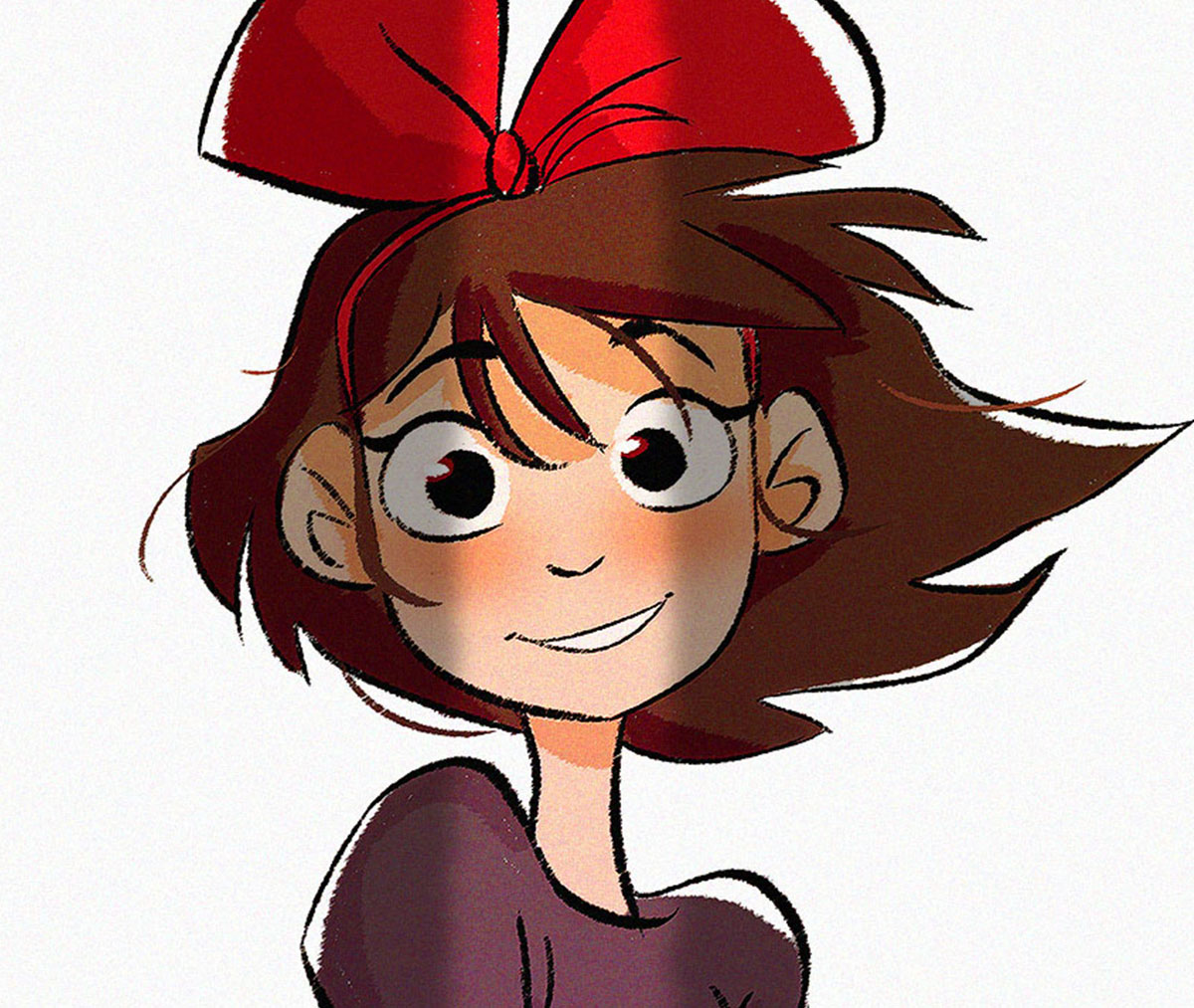 Bianca Siercke I Love Kiki S Delivery Service So Much I Think This Image Would Be Called When A New Door Opens Drawing Color Kiki Kikisdeliveryservice Miyazaki Ghibli 魔女の宅急便 魔女の宅急便キキ
