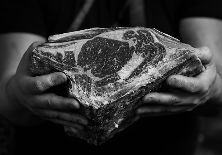 From Northern Spain to Norfolk. Every week, we bring whole ribs and sirloins of 40 day aged Galician beef to the restaurant. We age them a little longer in our salt brick lined aging fridge and then cook them over coals for you. #Norwich #SteakRevolution