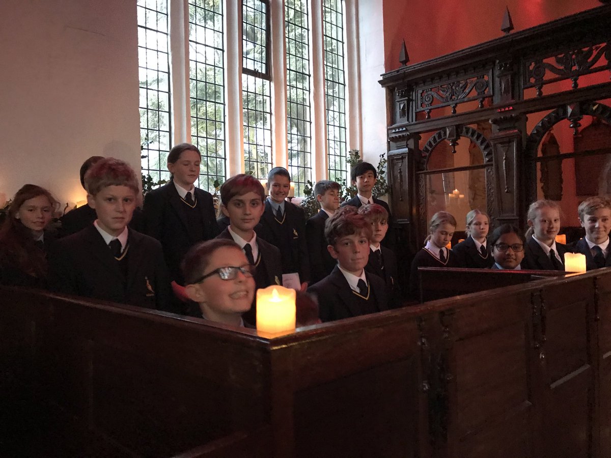 ReptonPrepMusic's tweet photo. A lovely carol service for the parish and boarders at St Saviour’s Church Foremark...thank you to my wonderful Chamber Choir and also many thanks to Mr Casey #Foremarke family for organising the mulled wine and mince pies afterwards...a great start to the festive season! 🥧 🍷 https://t.co/AMSKKVfT1y