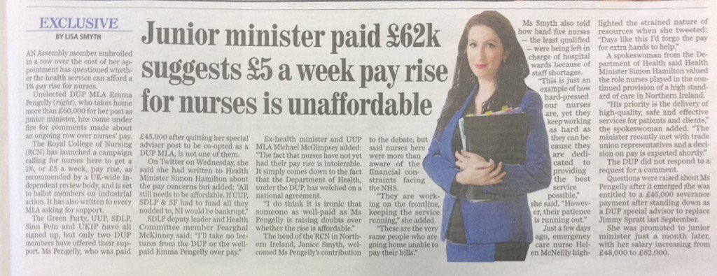 I’d almost forgotten about this... 😡🤬 #FairPayNow #SaveOurNHS #UTVDebate @RCN_NI