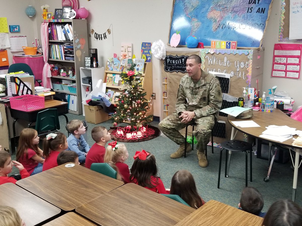 theMrsM's tweet photo. Career Day @WISDCannan was a huge success! Our Kinder kiddos loved all of the presenters. @WillisSchools https://t.co/aS01ikQWdw