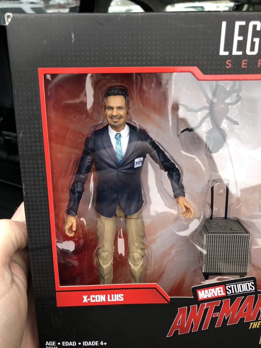 HeadcoldCamper's tweet photo. @realmichaelpena Finally tracked down my sons number 1 Christmas item! Also comes with Ghost which he said “I don’t want, I just want Luis is the nice suit”. https://t.co/86mFNnFuMS