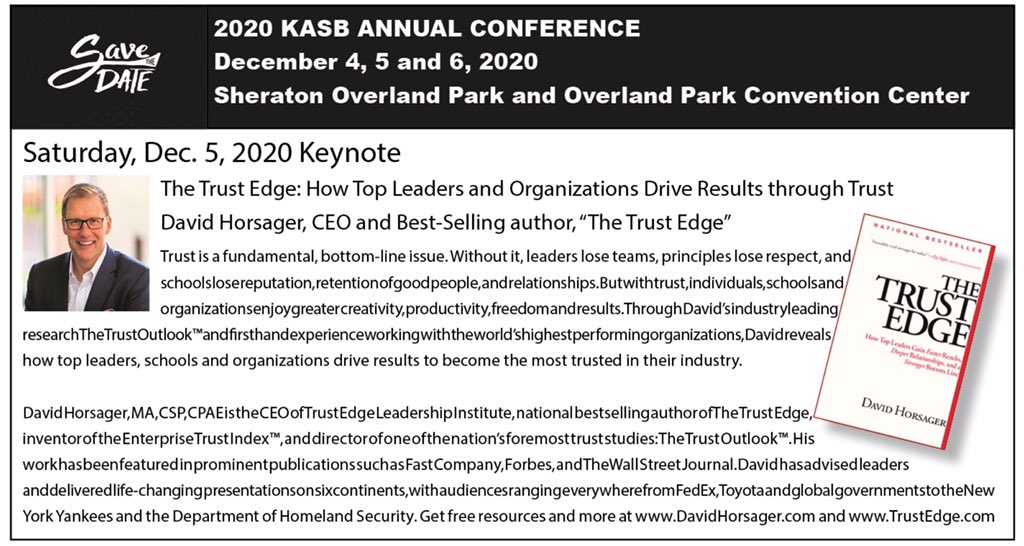 KASBPublicEd's tweet photo. Thank you! We are honored to serve you all! And now? ON TO #kasbcon 2020 Dec. 4-5-6 in Overland Park! https://t.co/Kb6JvgrCaW
