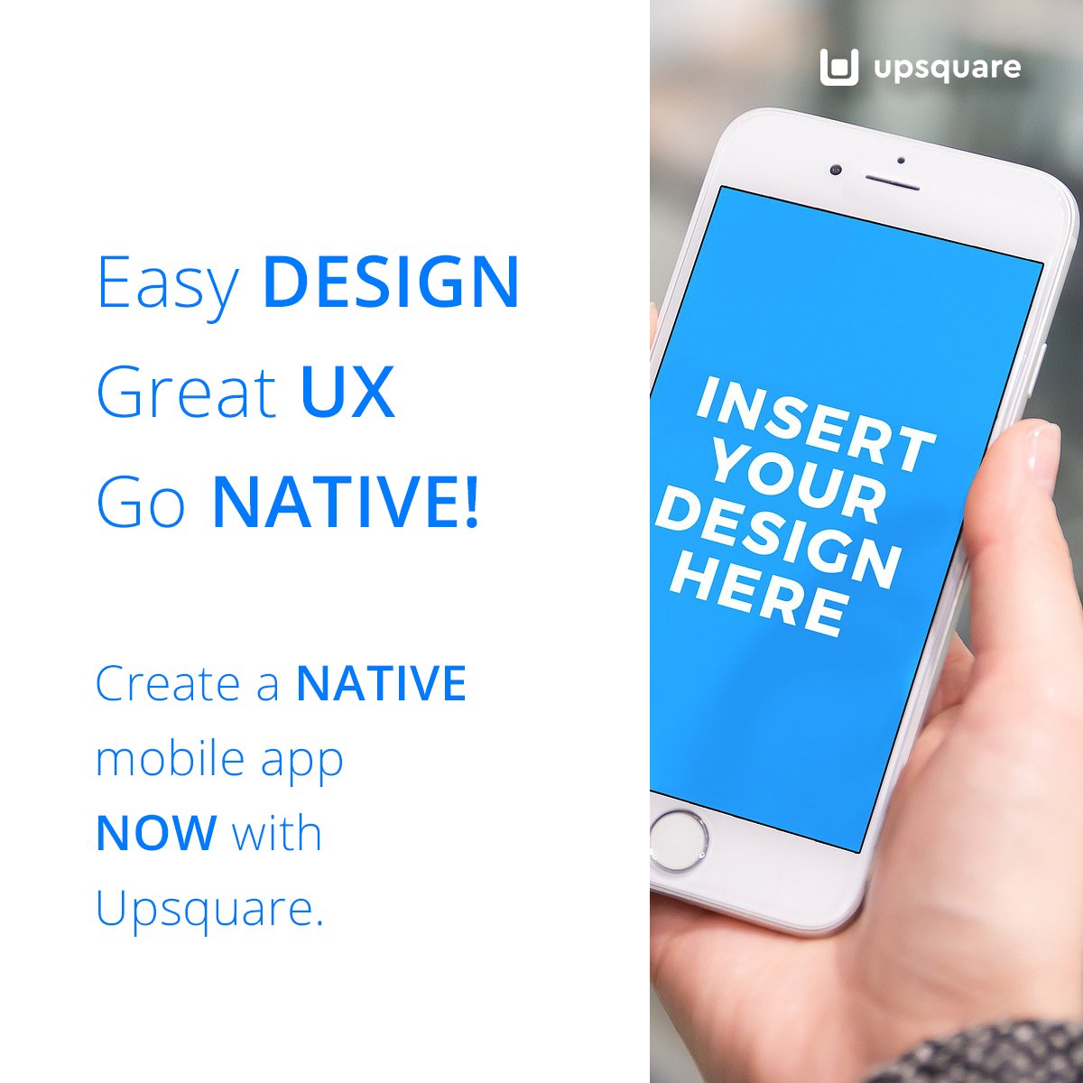 upsquareio's tweet photo. Go NATIVE! Responsive web apps are OK, but if you want your users to have an excellent experience, get yourself a native app. With Upsquare you can turn your blog into a native app! Try it -> https://t.co/KWuPdPnYm0
#native #app #iOS #androidapps #Android #Apps #websitetoapp https://t.co/JGcLFEVUoI