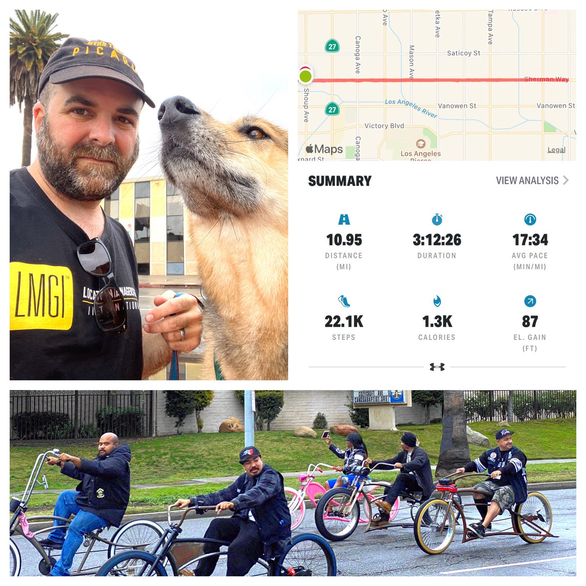 stst415's tweet photo. My first @CicLAvia, this one in my own #LA neighborhoods of #CanogaPark, #Winnetka, and #Reseda. Representing @The_LMGI, we ran & walked the 5 miles of #ShermanWay, then did it all again back west. Iβm just sad I didnβt meet @militantangleno! #CicLAvia https://t.co/HCimpY5mz5
