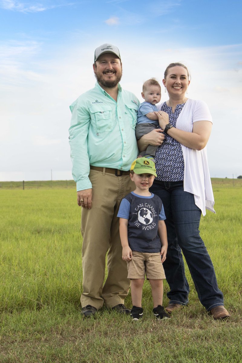 TexasFarmBureau's tweet photo. On the farm. Or on the job. Zach and Sarah Eder are dedicated to agriculture. And the winners of the 2019 Texas Farm Bureau Excellence in Agriculture contest! Congrats! https://t.co/4tEDWaNrDb #txfbmeets https://t.co/0rSaauWzGp