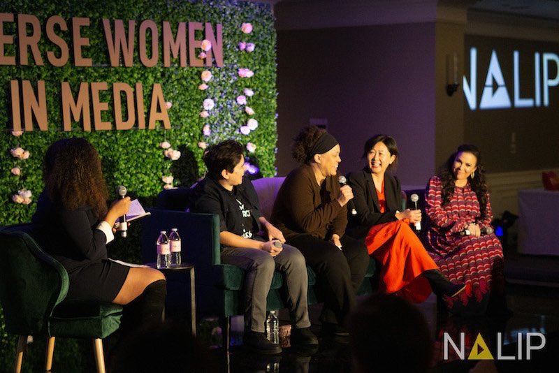 NALIP_org's tweet photo. Thank you @SPTV for presenting our Illuminating Authenticity and Calibrate, Collaborate Panels! These panels brought together talented women from Sony Picture Television series to discuss why representations matters in front and behind the camera. | #DWIMF19 https://t.co/2g8zTvAa3g