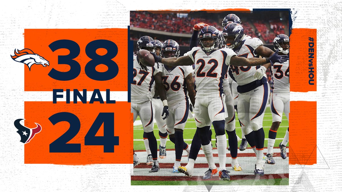 Broncos's tweet image. We #BeatTheTexans, y’all. 🤠