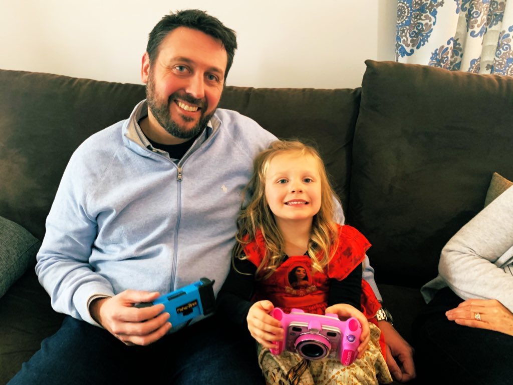 DGaken's tweet image. When I was five or six years old my parents gave me a blue @FisherPrice camera made by @Kodak. I loved it, and I’ve loved photography ever since.

Today, Amelia got her first camera for her 3rd birthday - I’m excited to share something I love with her!

#FirstCamera
