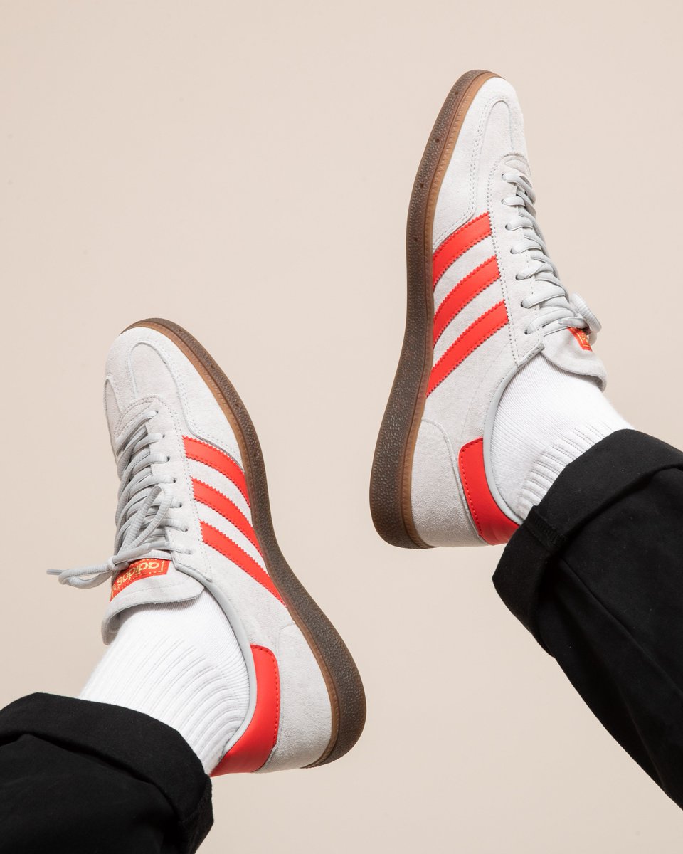 adidas spezial grey and red