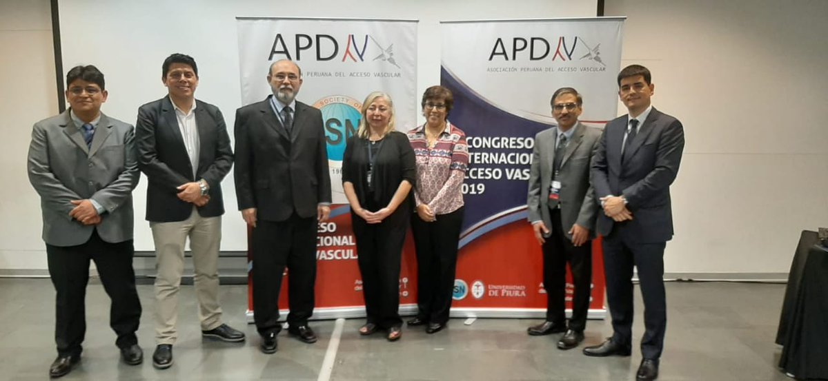 @ISNeducation @JOSEDURANPAUCAR @EdwinCastilloV1 @CleClinicNeph Honored to be made an honorary member of Peruvian Association of Vascular Access (APDVA) along with Octavio, Rosa & Roxana