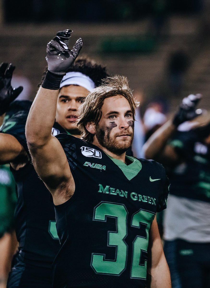 MikeLaw32's tweet photo. Forever grateful for the opportunity UNT has given me. Thank you to the coaching staff for believing in me, and thank you to all many brothers for pushing me every day these past 4 years. A huge thank you to everyone from back home for supporting me every step of the way. #GMG https://t.co/wPJXPOzwBG