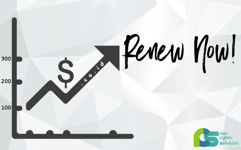 Domain .co.i naik nih 2020. Ayo buruan renew sekarang!!! Dapatkan discount untuk renew diatas 2Tahun