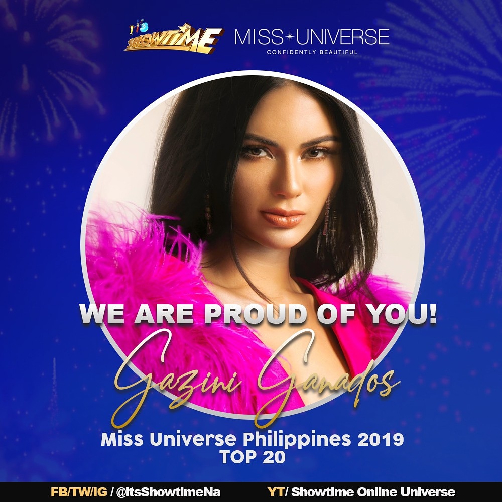 itsShowtimeNa's tweet photo. We are proud of you! Maraming Salamat, @gazinii! 🇵🇭🇵🇭🇵🇭 #ShowtimeGanado https://t.co/R2bOArQaOD