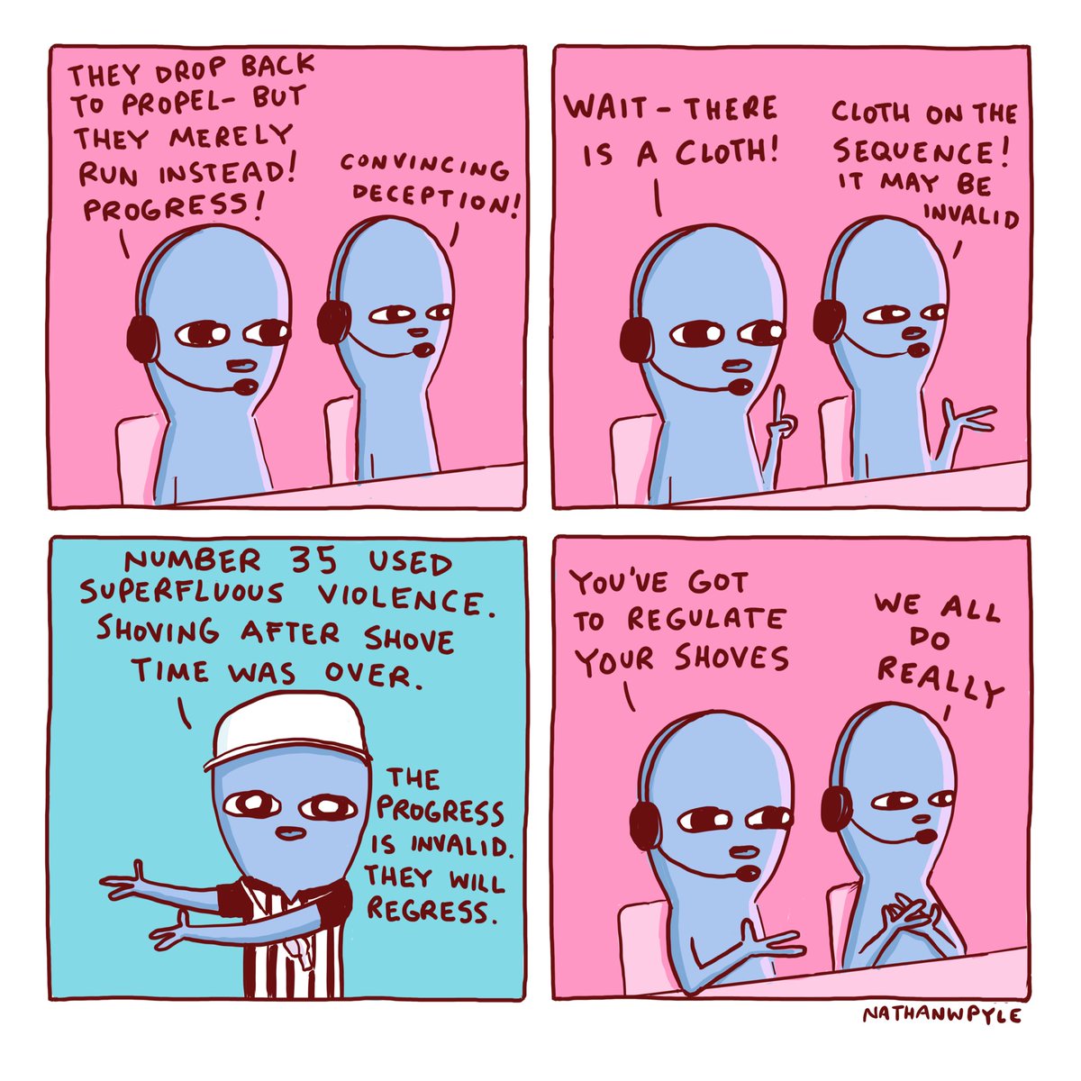 nathanwpyle's tweet image. cloth on the sequence