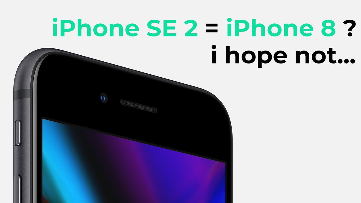 MatchaTech's tweet image. New video about the iPhone SE 2, check it out! #iPhoneSE2 #Apple #iPhone2020 #iPhone #iPhone8 

🔥youtu.be/E50bTZpEMiA