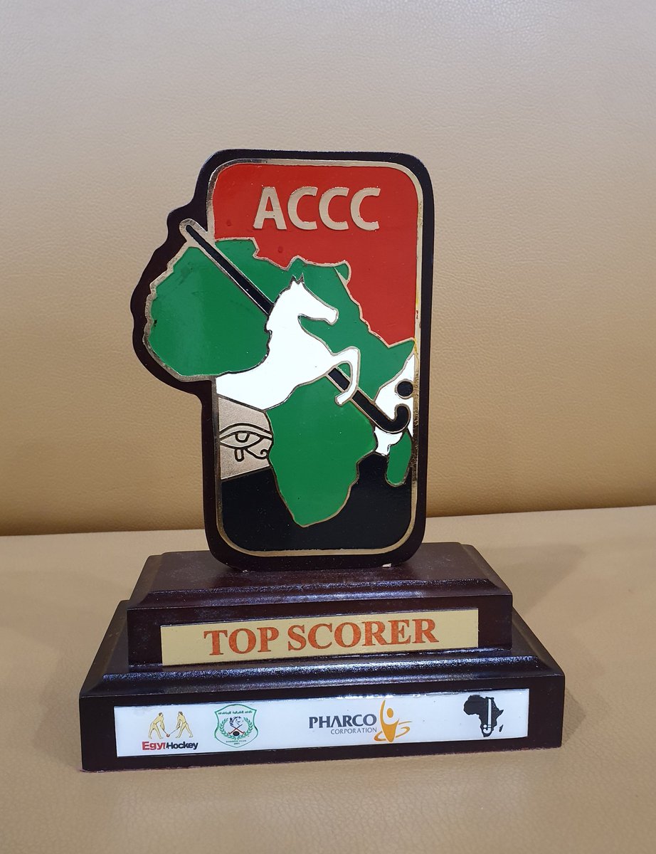 AfrHockey's tweet photo. #ACCC2019 TROPHIES 🏆🏆🥇🥇🏅🏅🏅 https://t.co/hWArwRDCTz