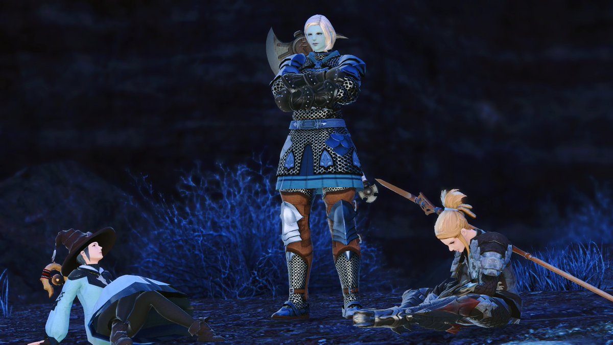 Experienced Adventurer at Camp Bluefog #FFXIV  #FF14  #roegadyn  #ルガディン  #femroe (photo credit: @/Valeheim_)