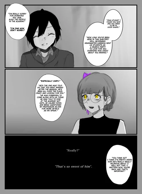 AA fan comic "Blood Flower". Pages 1-4 