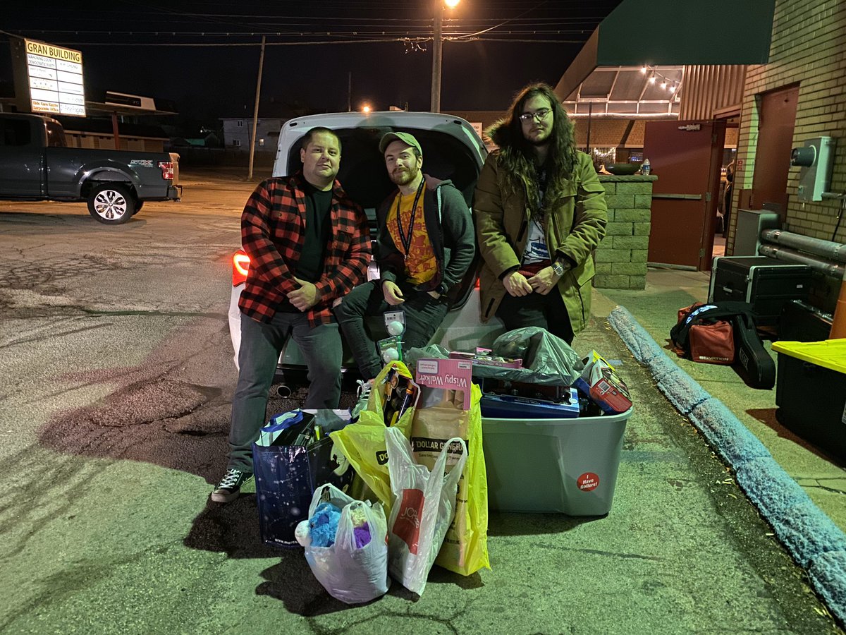 For having a slow year, almost calling it quits, and restructuring yet again, the amount of people who came out to our annual Toys for Tots Christmas show and donated was humbling. Thank you for everyone who stuck around for us. 2020 will be our year back. #YoungstownFilth