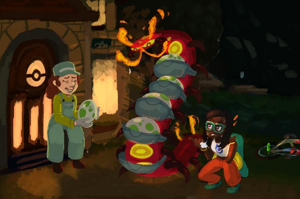 AstralFez's tweet photo. Quality Time with Nanny Cinderline
#Centiskorch #Pokemon #cinderline #PokemonSWSH #PokemonSwordandShield #PokemonBreeder #illustraion #digitalart #Stellaradvisor #WildArea #BridgeField
Check out the proccess on https://t.co/eIO9mw6q6g https://t.co/VXPq0wvFjD