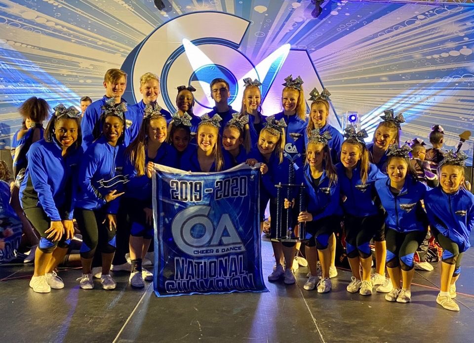Jet_Rays's tweet photo. So incredibly proud of our Jet Rays!  1st  place and Innovative tumbling award.  Excited to get back in the gym and get to WORK!  💙💚 #B2TW https://t.co/AHc0x7xyBt