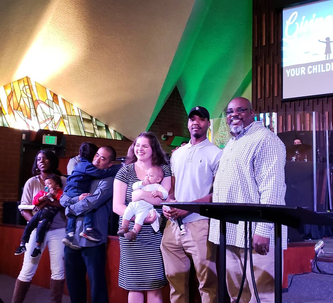 UCCLosAngeles's tweet photo. Great morning joining with these families to dedicate their children to the Lord!
Start children off on the way they should go, and even when they are old they will not turn from it.
~ Proverbs 22:6
#uccLA #DBD19 #ChildDedication https://t.co/ZjcGAVMA7l