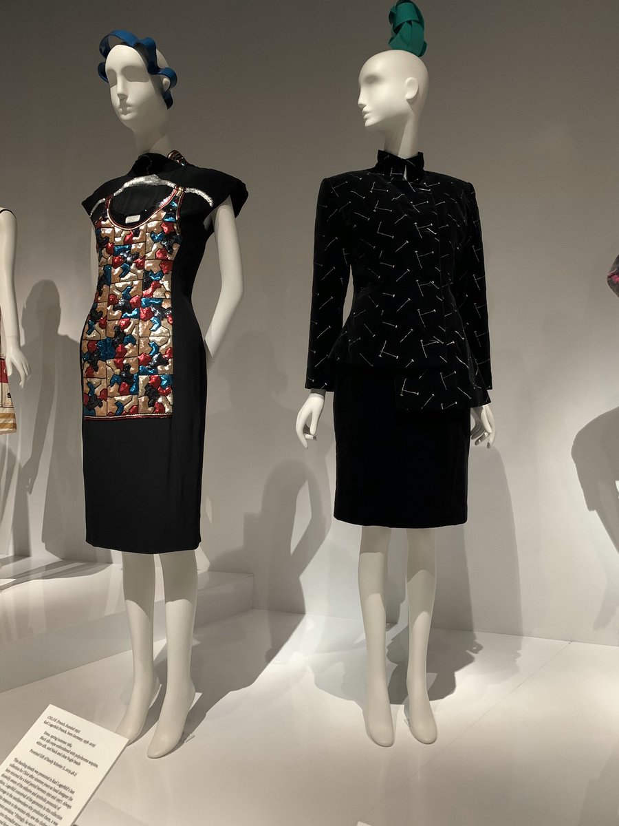 archivealive on X: ”The Message is the Medium: Fashion That Speaks”  gallery of “In Pursuit of Fashion: The Sandy Schreier Collection”  highlights contemporary post-WWII fashion w/ designs from Stephen Sprouse,  Chloè, Patrick