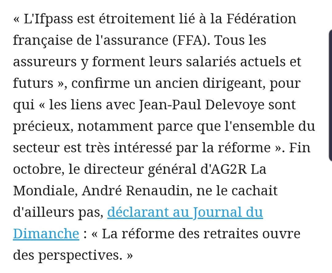 DamienDole's tweet photo. Le gars en charge de faire la réforme des retraites rejetée par une majorité de Français est administrateur de l'Ifpass et a donc des liens étroits avec le monde de l'assurance... qui profiterait assez rapidement de sa réforme. Ce gouvernement ne fait même pas semblant 😭😭😭 https://t.co/ZcuMIRs1ma