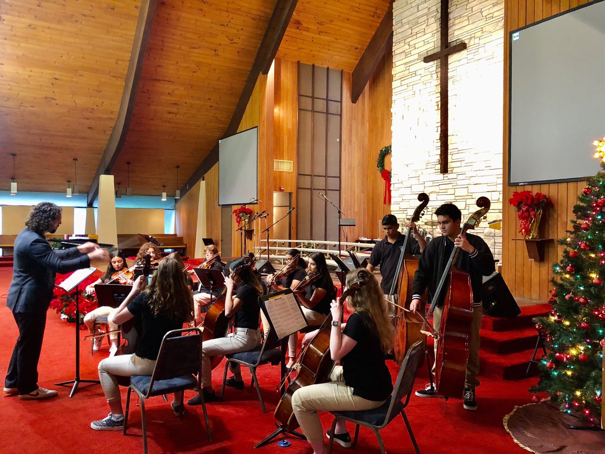 DevonAireK8's tweet photo. A beautiful performance by our Orchestra and Band Ensemble at the Kendall Federation of Homeowners Association Holiday Concert!  #KFHA @DevonAireK8 @MDCPSSouth @MDCPSCommunity https://t.co/cocZudyqhl