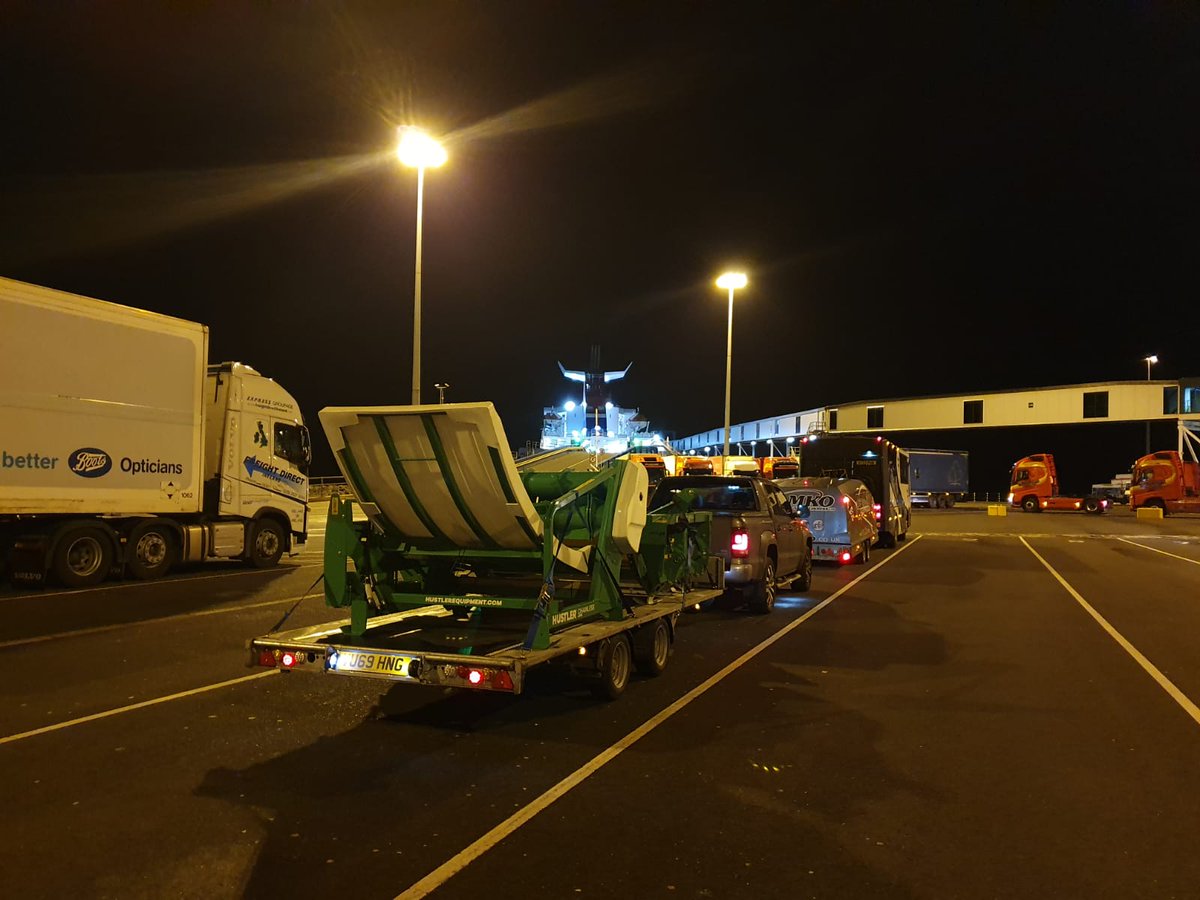 HustlerFarming's tweet photo. Precious cargo boarding the ferry to Ireland ⛴️🇮🇪

#hustlerequipment #achievingmoreeveryday #irelandbound https://t.co/dooDGJgwIb