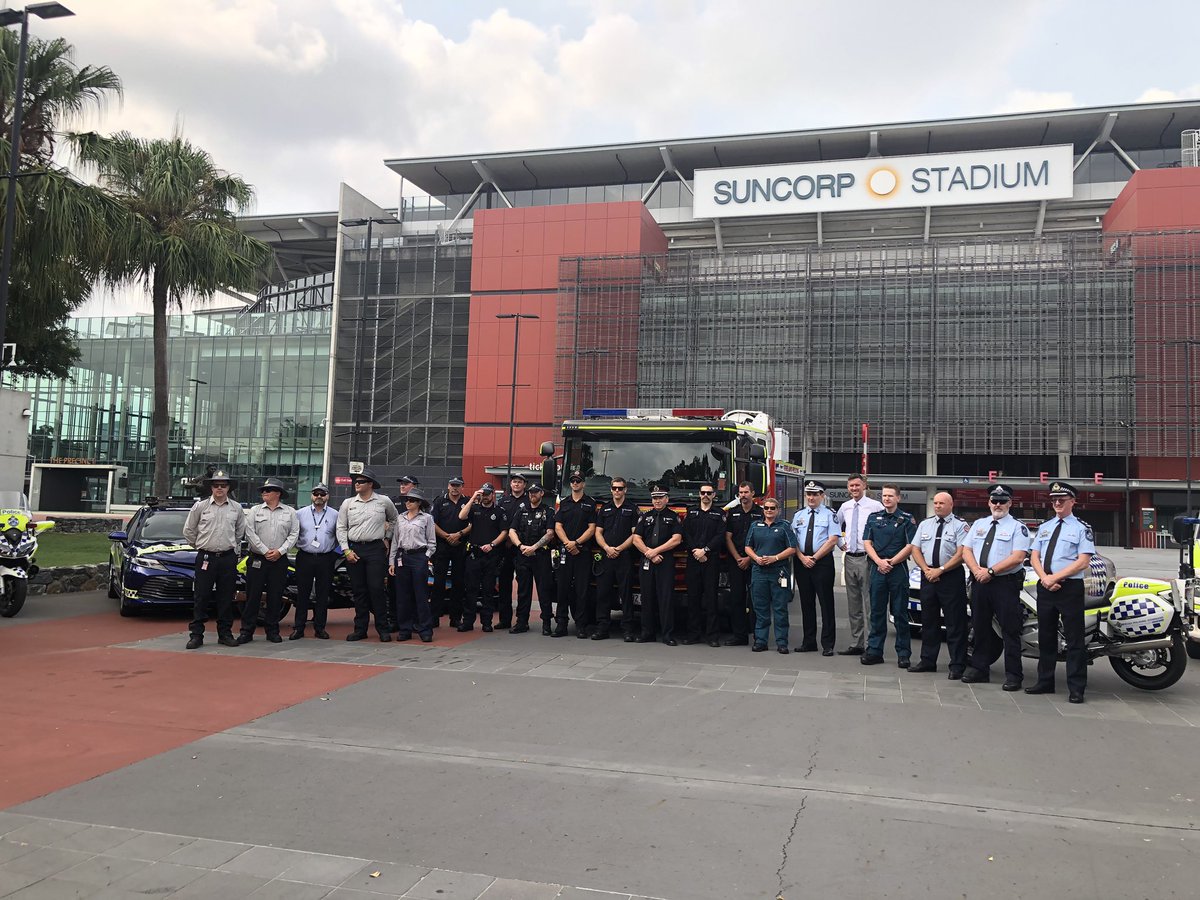 The <a href="/QldGov/">Queensland Government</a> @QldFES <a href="/QldPolice/">Queensland Police</a> and <a href="/QldAmbulance/">Queensland Ambulance</a> launching its Christmas Road Safety Campaign <a href="/NewsTalk4BC/">4BC Brisbane</a>