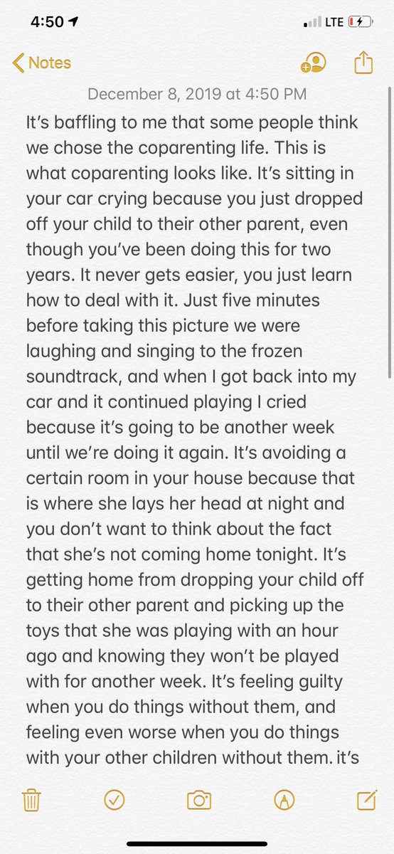 shelb_gutierrez's tweet photo. Think about the hurtful things you say to someone coparenting, think about this, and be thankful you never have to experience it if you���re lucky enough. https://t.co/Jf9yguxV2d