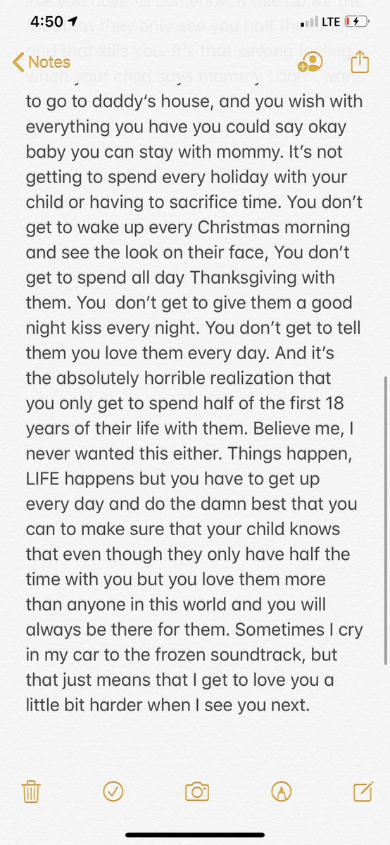 shelb_gutierrez's tweet photo. Think about the hurtful things you say to someone coparenting, think about this, and be thankful you never have to experience it if you���re lucky enough. https://t.co/Jf9yguxV2d