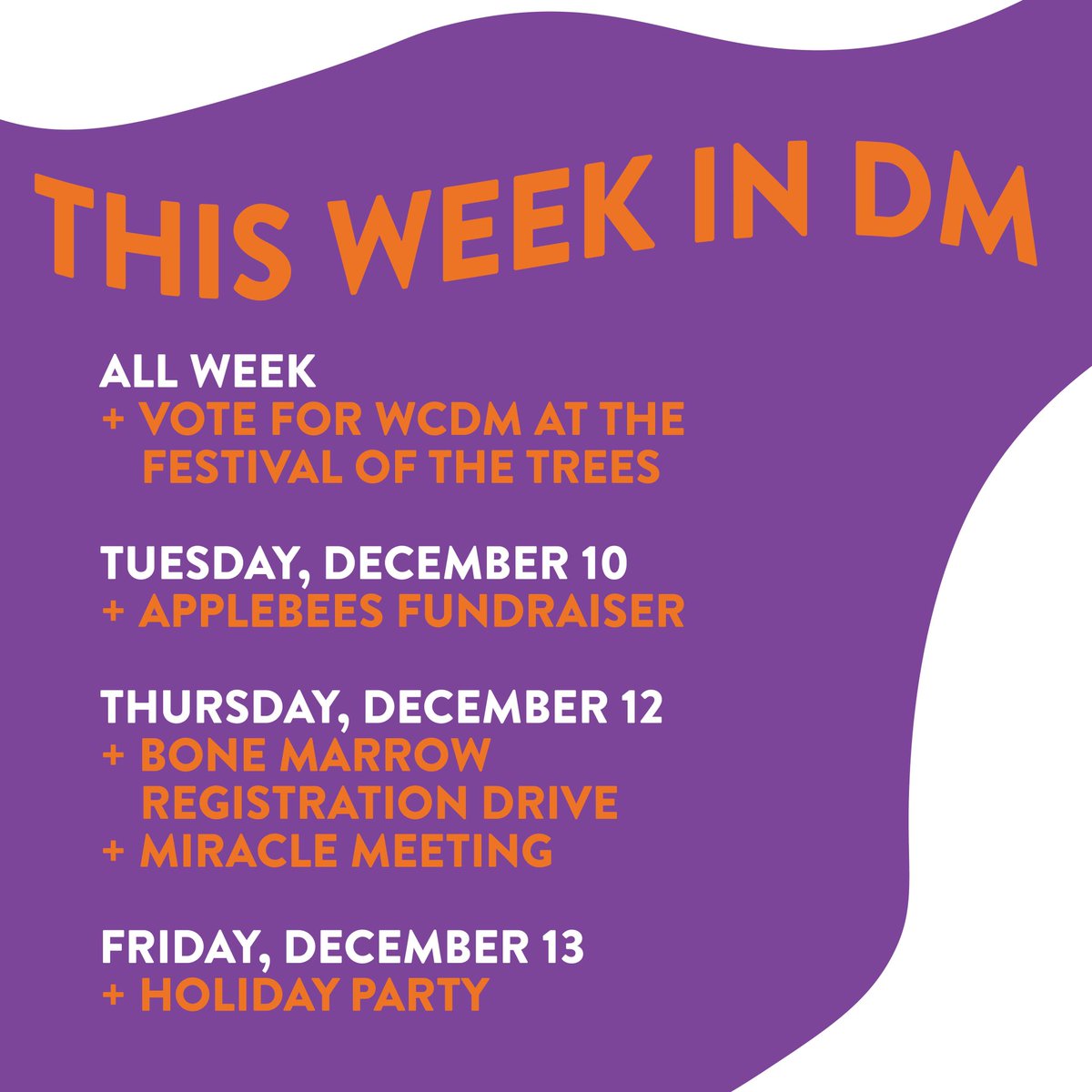 WartburgDM's tweet photo. We’ve got some exciting things going on this week!

#MissionMiracles #WCDM12 https://t.co/UJNMA17TSA