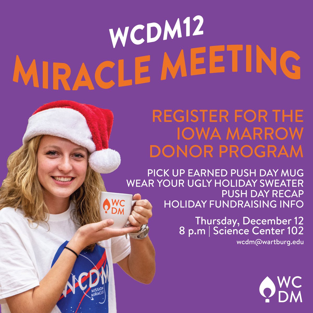 WartburgDM's tweet photo. We’ve got some exciting things going on this week!

#MissionMiracles #WCDM12 https://t.co/UJNMA17TSA
