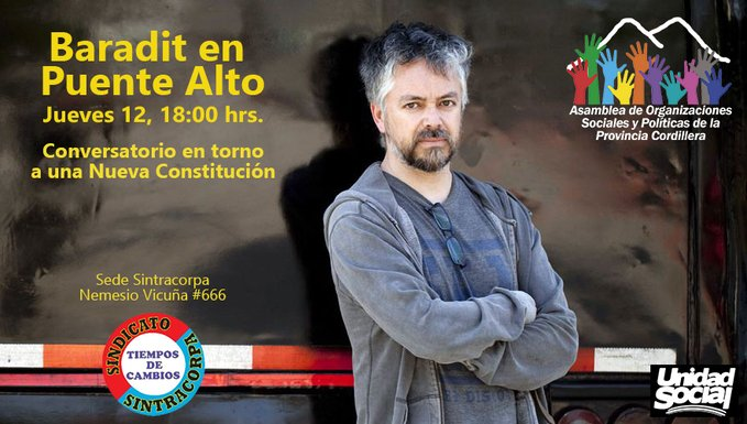 leigchile's tweet photo. Por si no lo sabían el chanta estará ahí el 12...  #BaraditElVioladorEresTu https://t.co/AALy1aW8vS