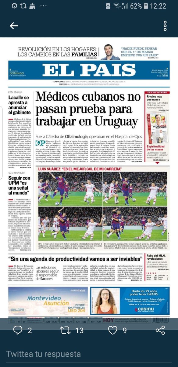 Misiones médicas cubanas.