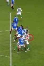 jai_bonar's tweet photo. @AlexKayJelski Played onside by no 5 Helander, who couldn’t be seen from the angle shown on TV as he’s in front of Jullien. Correct decision. https://t.co/jmVL89iklc