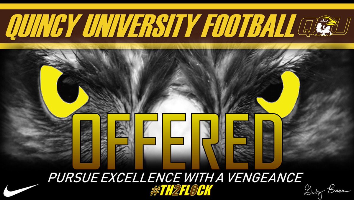 Griffin Wilder (@griffin_wilder) on Twitter photo Blessed to have received my 3rd offer from Quincy University! Thank you @GaryBassQU @rolson023 <a href="/CoachLeppke/">Mitch Leppke</a> <a href="/CoachSKelly44/">Sean Kelly</a> and the rest of the @QUFootball staff for the opportunity! Blessed to have received my 3rd offer from Quincy University! Thank you @GaryBassQU @rolson023 <a href="/CoachLeppke/">Mitch Leppke</a> <a href="/CoachSKelly44/">Sean Kelly</a> and the rest of the @QUFootball staff for the opportunity!