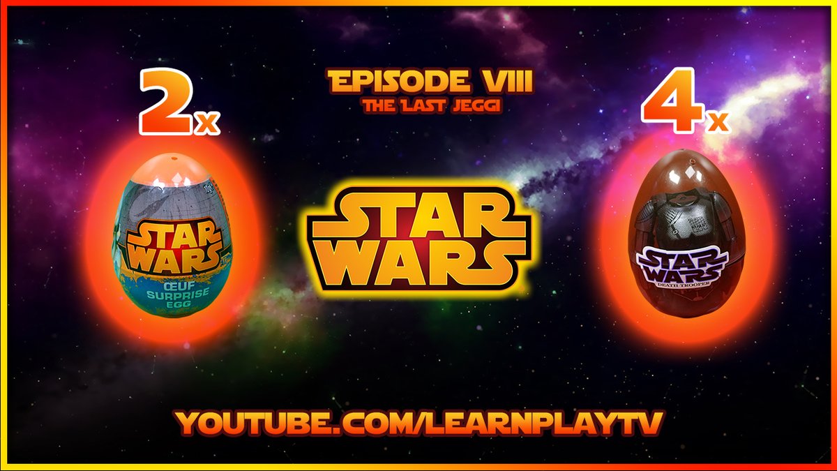learnplaytv's tweet photo. Disney Star Wars Surprise Toys Play Foam Ice Cream Cups Surprise Eggs. Episode VIII - The Last JEGGi.
#surpriseeggs #StarWars #starwarstoys #surpriseeggs #playfoam #disneytoys #learnplaytv
https://t.co/gGPyBEviA2 https://t.co/HbqI39Q0O1