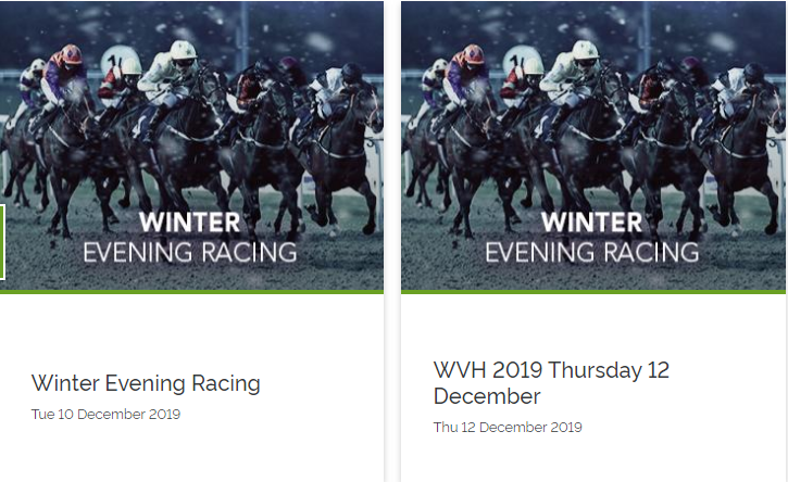 Racing_Industry's tweet photo. 3 Race meetings @WolvesRaces this week as well as non-racing Christmas Party!

Unlike the big tracks where you get lost, this track you can get up close and personal to the runners and winners

Well worth a visit!

https://t.co/52ZjqhUd0c

#GoRacing #Wolverhampton #Christmas https://t.co/NAZ8mUj4Rr