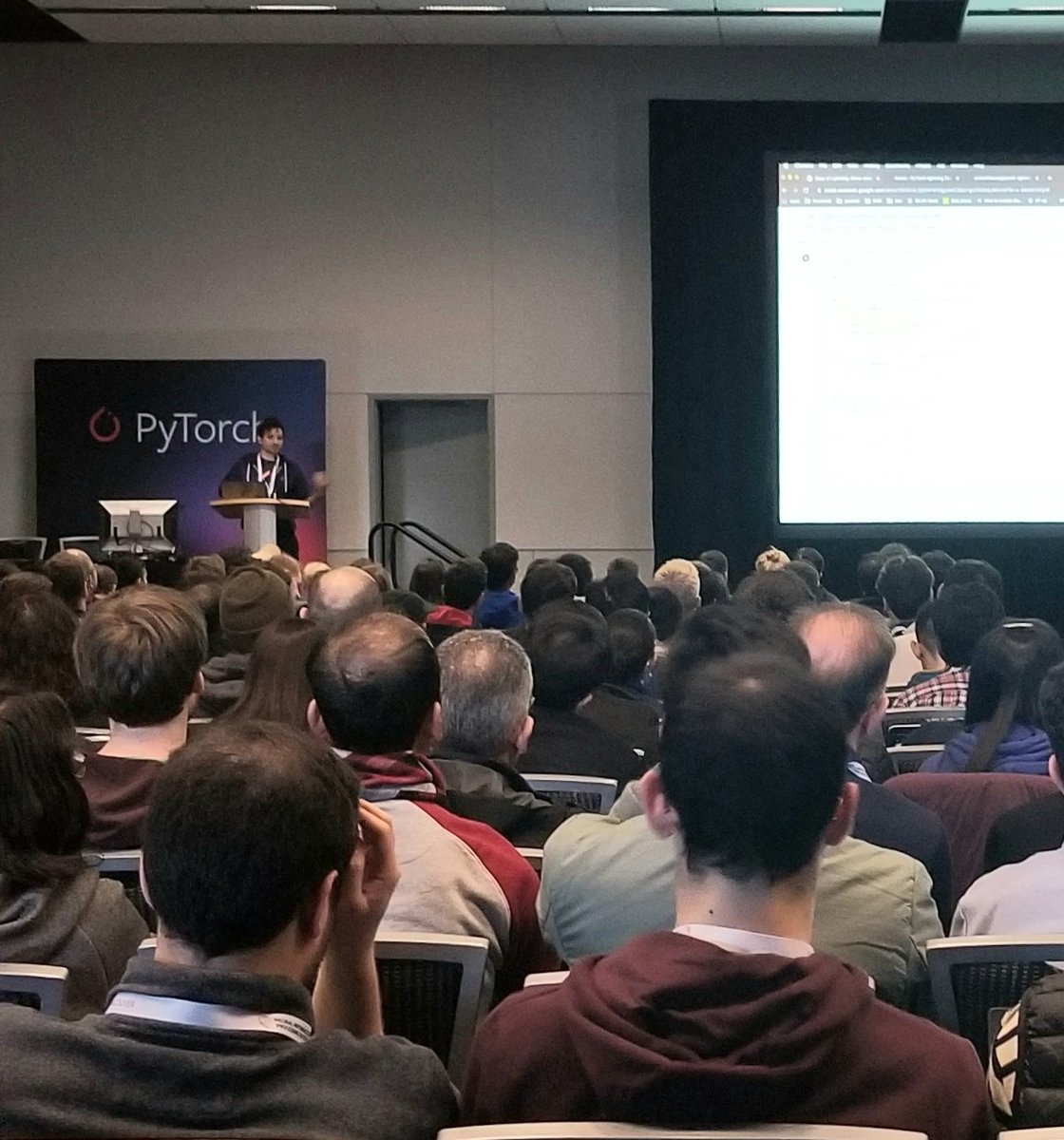 mttcrown's tweet image. Attending the #NeurIPS2019 Conference. Can&apos;t wait to try these tools on my work over this Christmas #PyTorchLightning