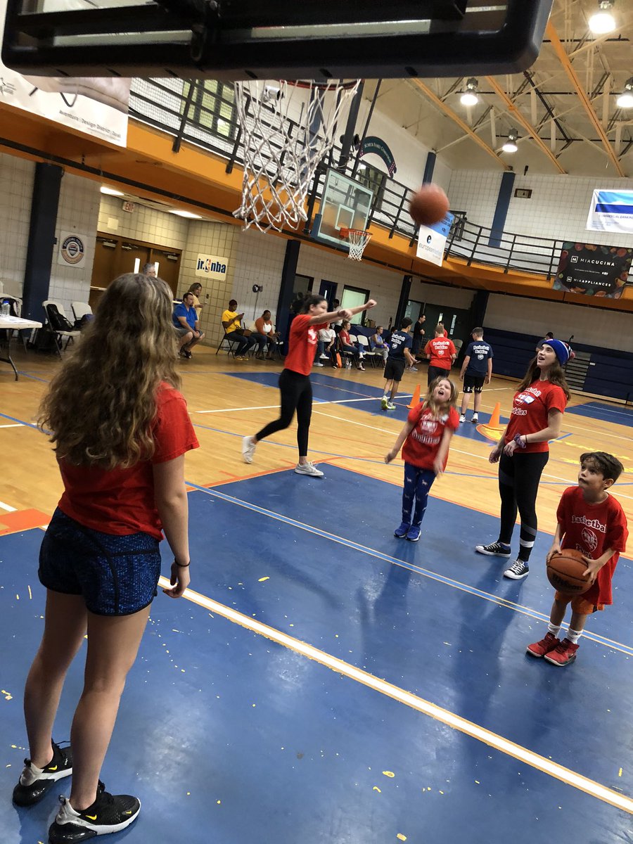 Great first day of MARJCC Basketball Buddies led by Co-Founders @LaurynHornstein and <a href="/LindseyWeingard/">Lindsey Weingard</a>. We are proud that so many of our current and former players volunteer for this special program!