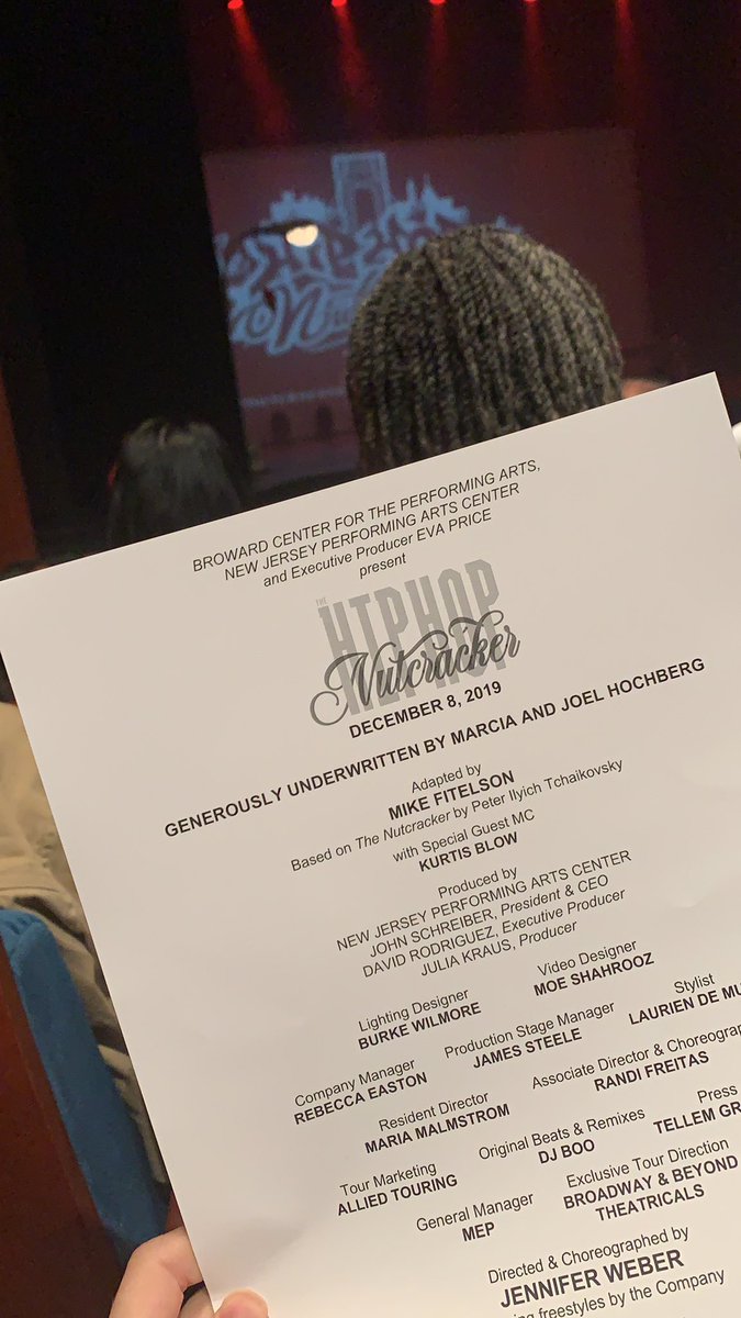 So excited to see the Hip Hop Nutcracker thanks to the Broward Center Teen Ambassador Program! #bcpata #browardcenter <a href="/browardcenter/">Broward Center</a>