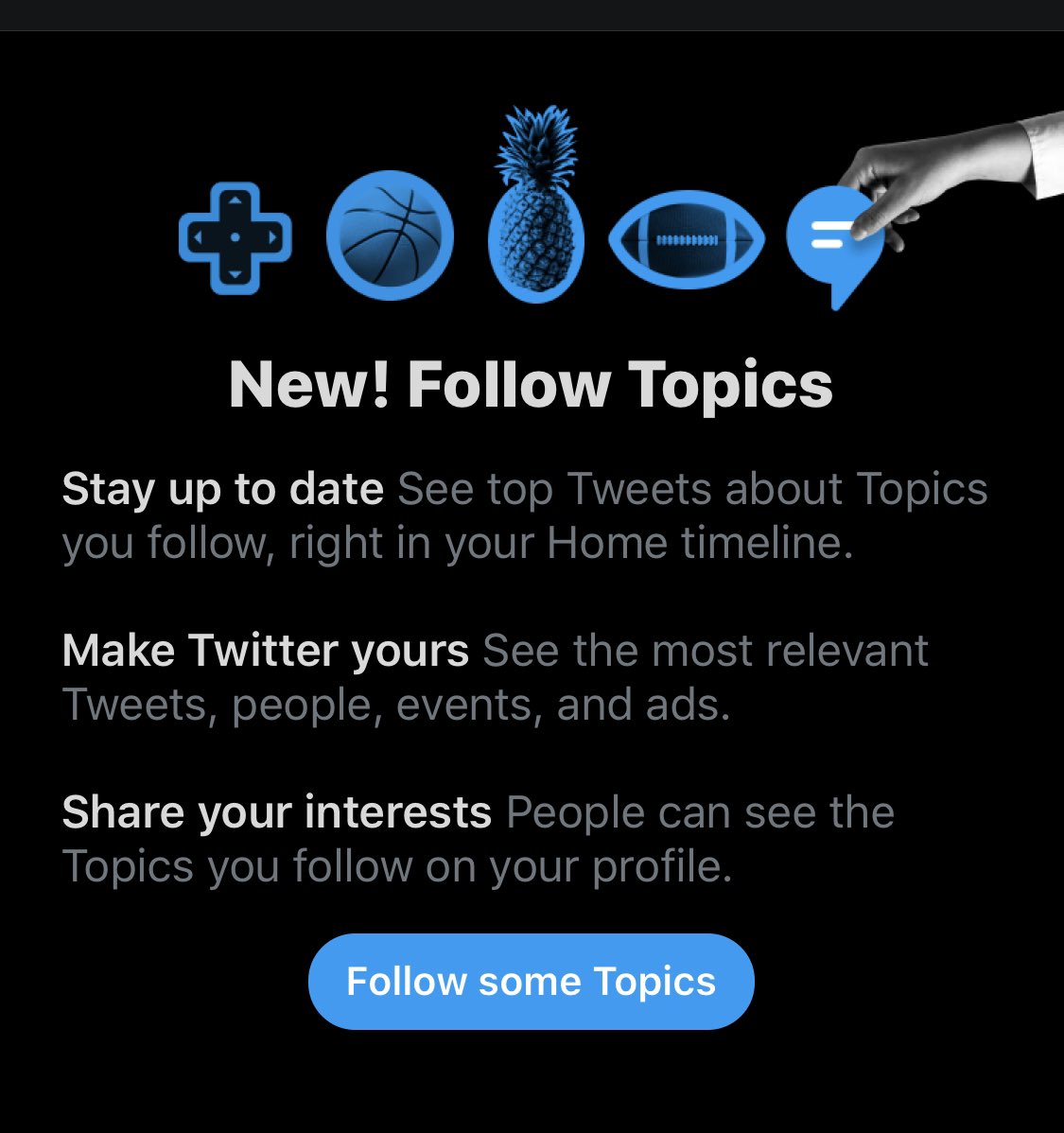 iRuju's tweet image. Hey @Twitter why would I want to follow Pineapples ? #followtopics