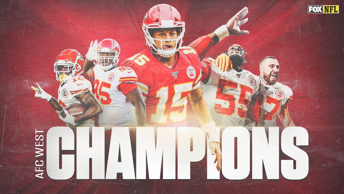 kc chiefs afc west champions 2019