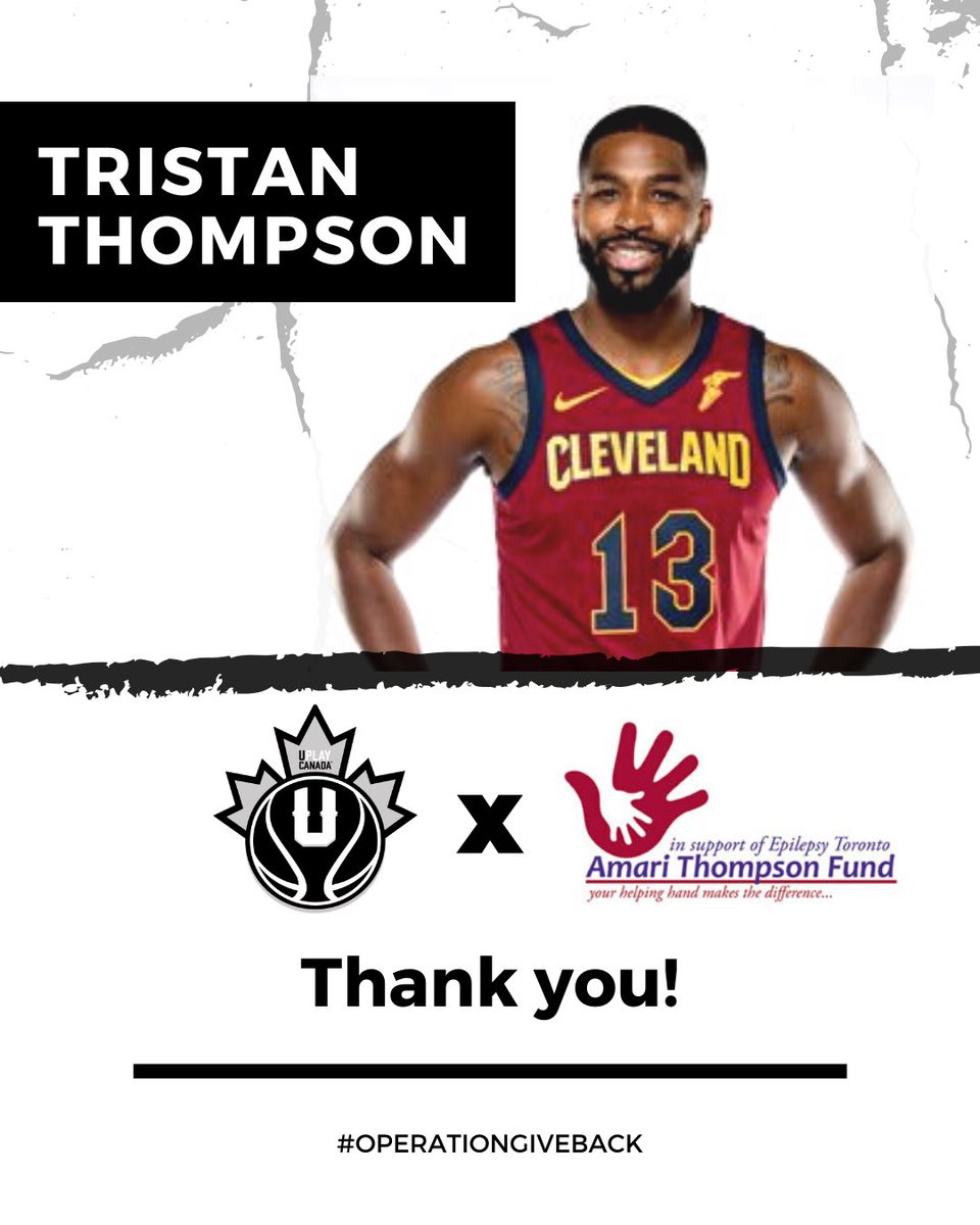 Thank you 🙏🏽
.
Massive shoutout to Mr. Tristan Thompson (<a href="/RealTristan13/">Tristan Thompson</a>) and his mother Andrea for continuing to give back to today’s youth so that they can live a better tomorrow! #TT #operationgiveback #amarithompsonfund
